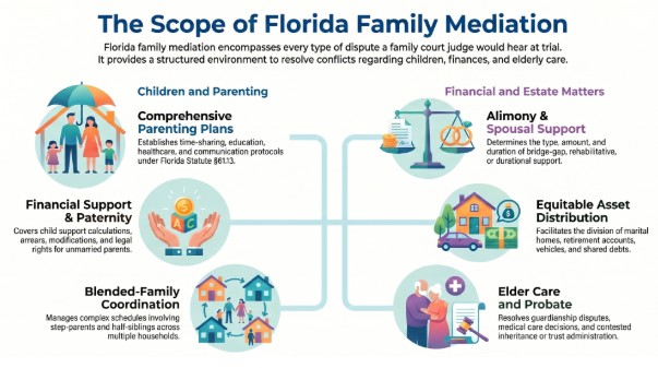 What Family Disputes Can Mediation Resolve in Florida?