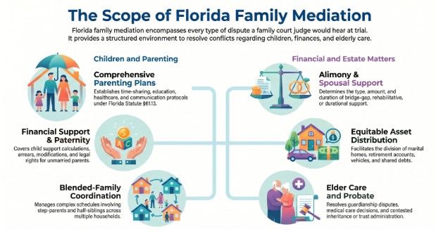 What Family Disputes Can Mediation Resolve in Florida?