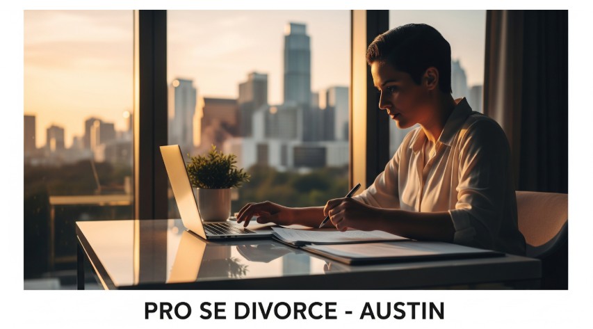 What is a pro se divorce in Austin?