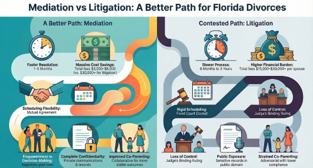 10 Benefits of Divorce Mediation in Florida