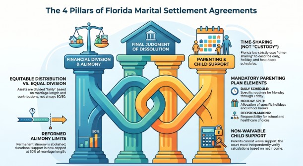 What Must Be Agreed in Florida Divorce Mediation