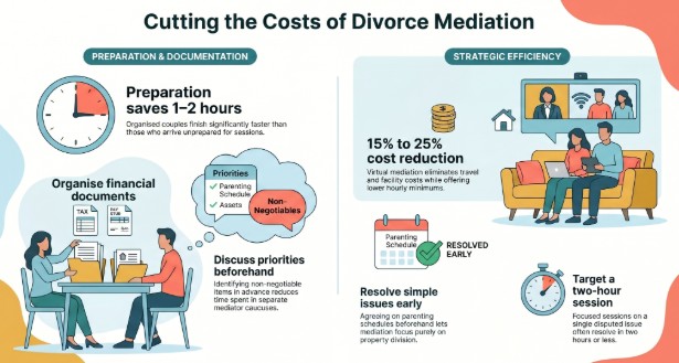 How Can You Reduce the Total Cost of Divorce Mediation?