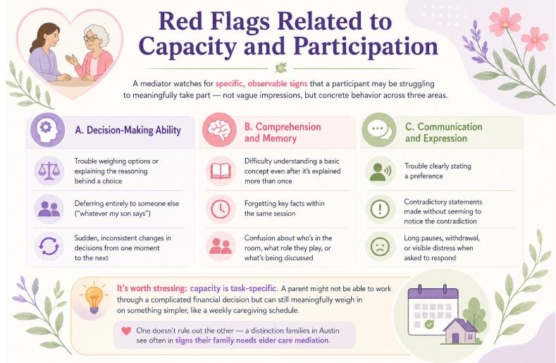 Red Flags Related to Capacity and Participation