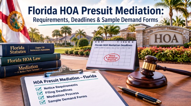 Florida HOA Presuit Mediation: Requirements, Deadlines & Sample Demand Forms